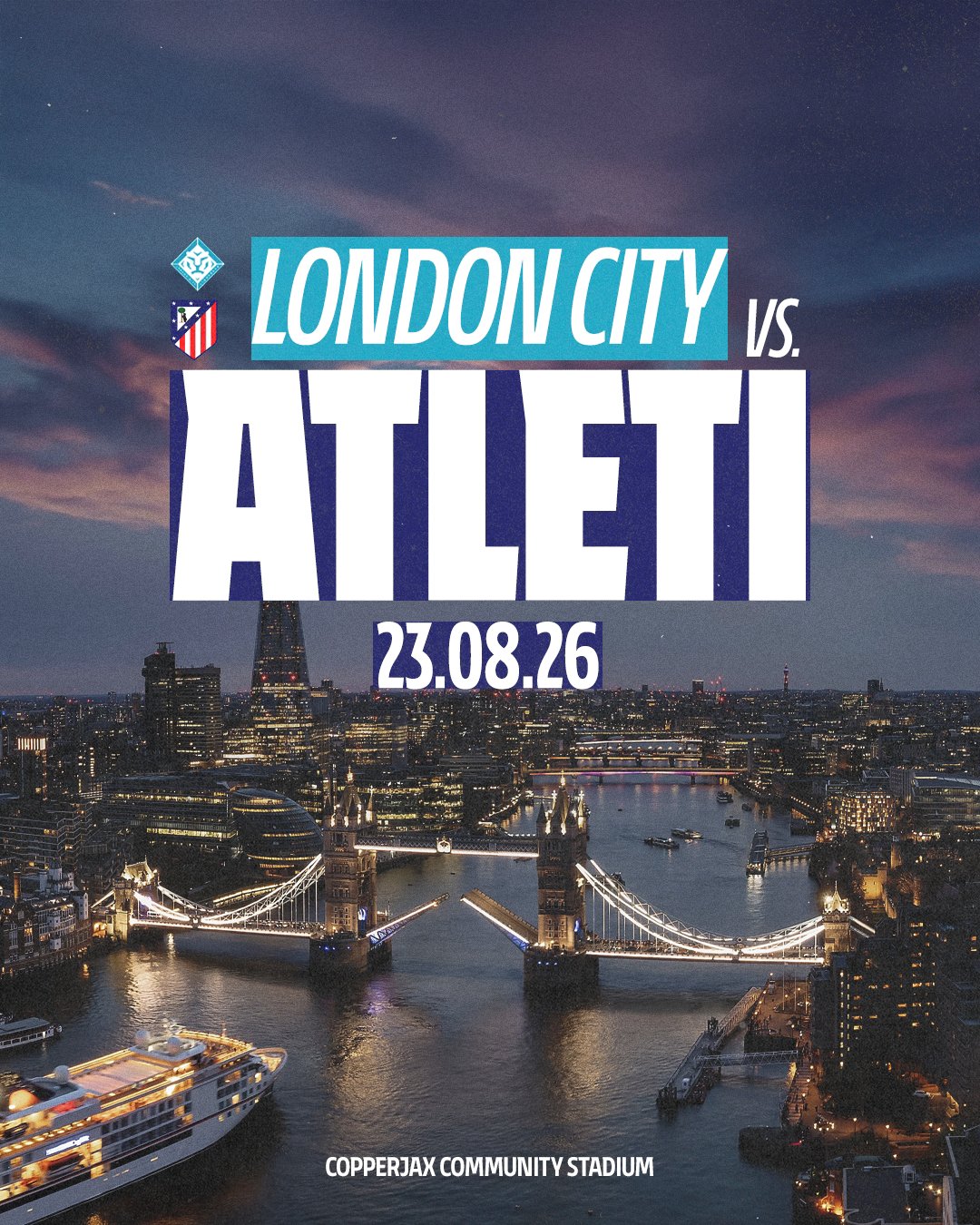El Atlético de Madrid disputará el 23 de agosto ante el London City Lionesses su último amistoso
